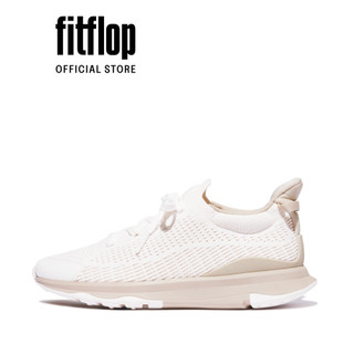 Giày Thể Thao Cổ Ngắn Nữ FitFlop VITAMIN - Urban White/Paris Beige - NS HV3-B19