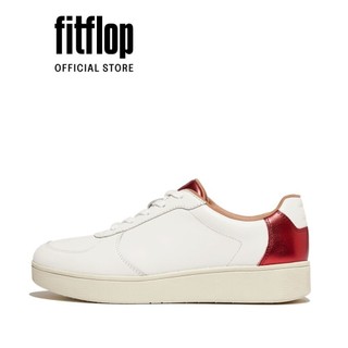 Giày Thể Thao Cổ Ngắn Nữ FitFlop RALLY - Urban White/Metallic Red - AS HI6-B17