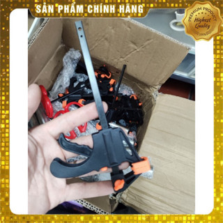 Cảo, vam kẹp chữ F 4inch giúp kẹp định vị bàn ghế cho thợ mộc - dụng cụ thi công nội thất