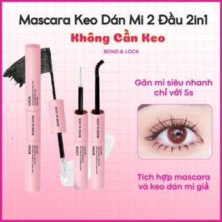 Mascara Keo Dán Mi 2 Đầu 2in1 Kết Hợp Mascara Và Keo Dán Mi Giả chắc Chắn Lâu Trôi