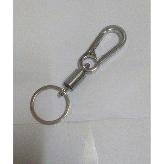 Móc khóa lò xo inox (móc khóa xe, móc chìa khóa)