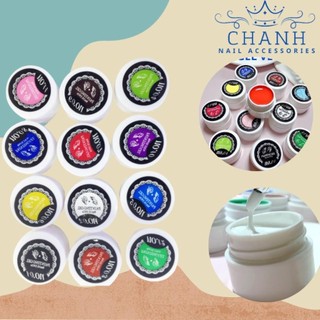 Set gel vẽ JY 12 màu tạo loang trang trí làm móng Chanh Nail