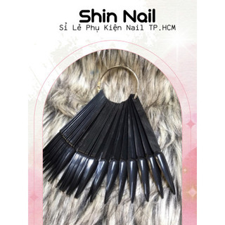 Móng que mẫu đầu nhọn, tập sơn tập vẽ