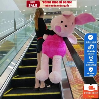 Đồ Chơi Nhồi Bông Heo Con Hồng PIGLET 1.2m, Gối Ném Khổng Lồ Heo Con Đáng Yêu