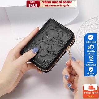 Ví Nữ Mini Hoạ Tiết Dập Nổi Mocchii Siêu Hot Nhỏ Gọn Bỏ Túi, Bóp Ví Nữ Gấu Cute (Giao ngẫu nhiên) - Tuyển Sỉ SLL