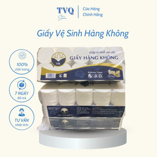 Bịch Giấy Vệ Sinh 10 Cuộn 3 Lớp Thiết Kế Cao Cấp Mềm Mịn Tiết Kiệm An Toàn Sử Dụng TVQ Store