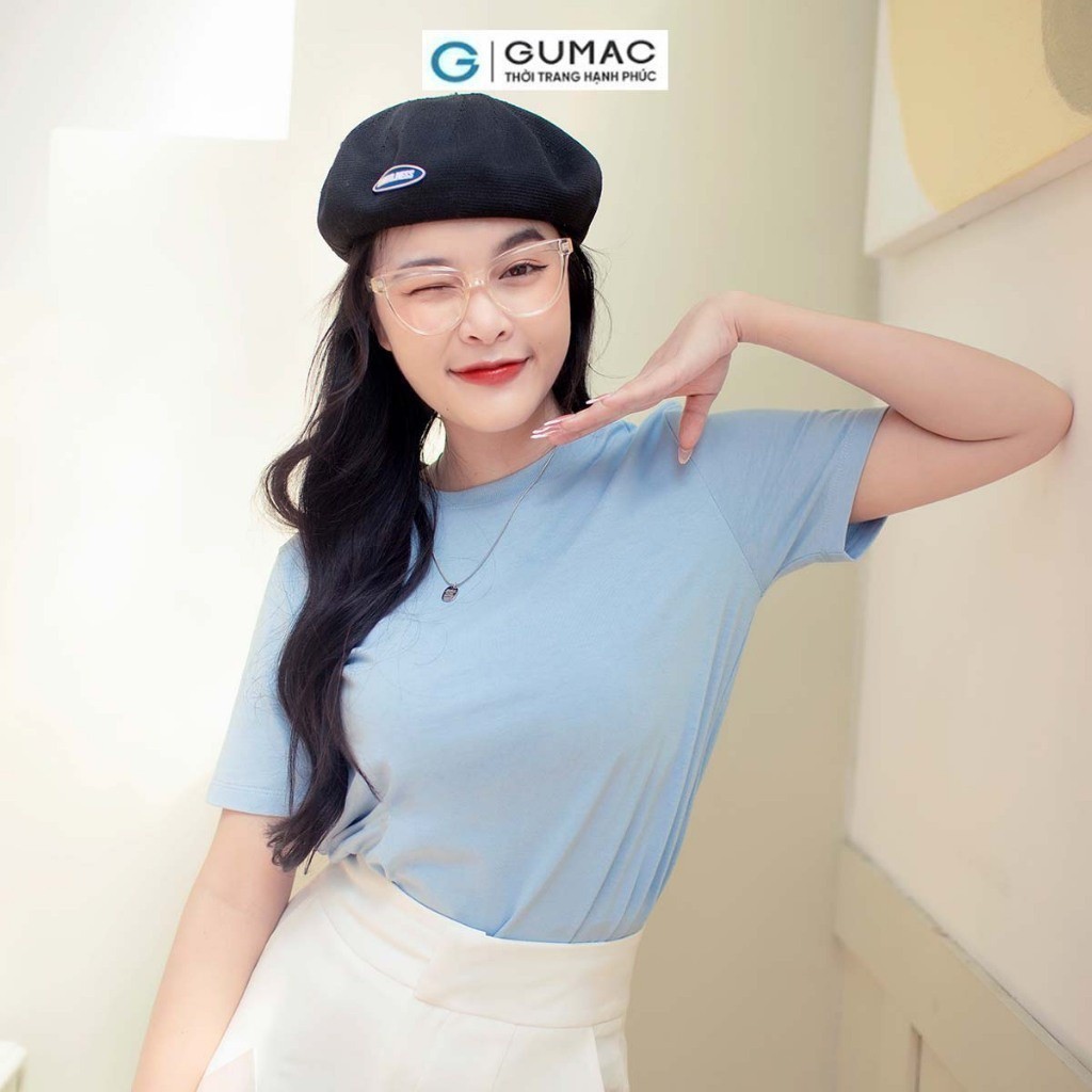 Áo thun trơn nữ cơ bản nhiều màu Gmorning - GUMAC YA05