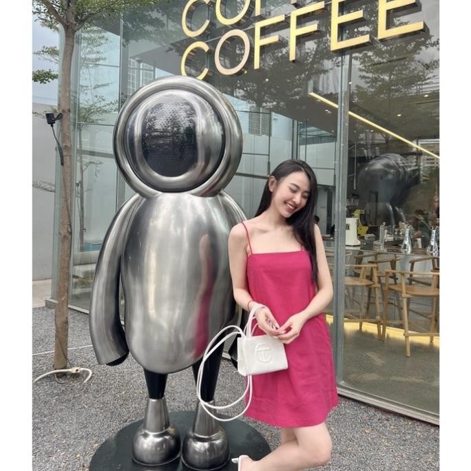 SHU SHI - Váy Hai Dây Basic Dáng Ngắn ( ảnh chính chủ )