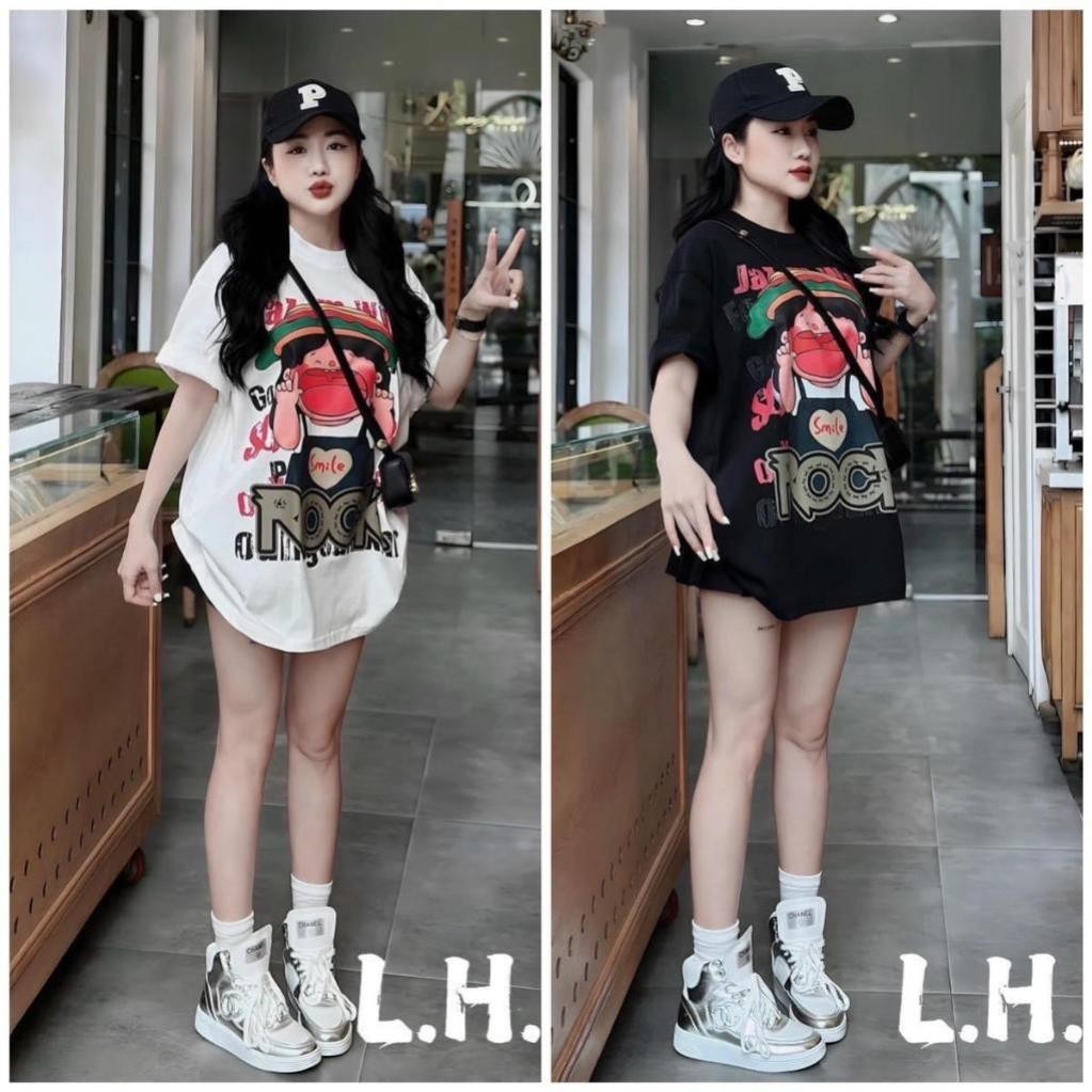 Áo phông 3158 cotton khô-em bé Rock in pét 5D (40-70kg), unisex thoáng mát, thấm hút mồ hôi UT