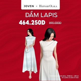 Đầm Dài Lapis Chiết Eo Thanh Lịch Trẻ Trung