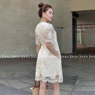 Đầm ren suông hoa Joven