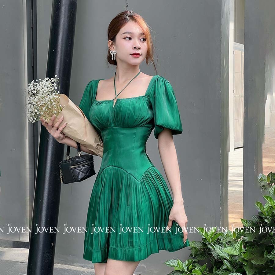 Đầm mini thắt eo Joven