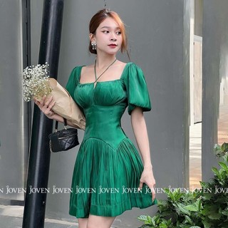 Đầm mini thắt eo Joven