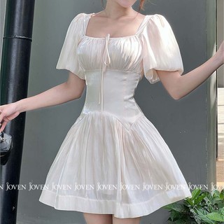 Đầm mini thắt eo Joven