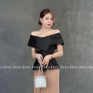 Áo peplum trẹt vai Joven