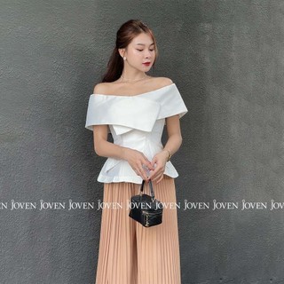 Áo peplum trẹt vai Joven
