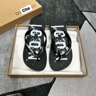 Dép Tông Nam DSQ Chữ ICON Họa Tiết Cao Cấp Hot Hè 2024, Dép Xỏ Ngón Nam Nữ NHIỀU MẪU Mới Về ( ẢNH VIDEO SHOP CHỤP )