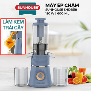 Máy ép chậm sunhouse shd5518 - công nghệ ép chậm thông minh bảo hành 12 tháng