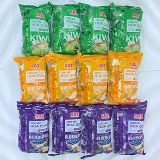 Lương khô SBT - lương khô ăn kiêng vị hoa quả việt quất, trần bì, kiwi gói 500g