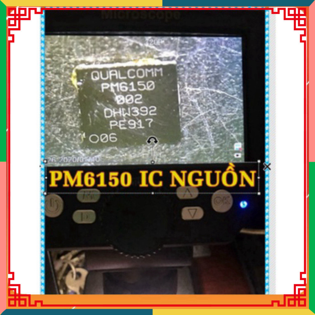 PM6150 IC NGUỒN dùng cho kỹ thuật sửa chữa điện thoại ,hàng mới về