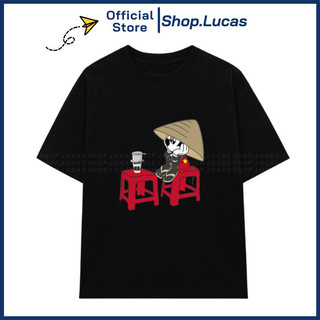 Áo Thun In Hình Chuột Mickey Phiên Bản Việt Nam, chất cotton thấm hút mồ hôi HU