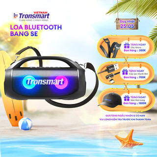 Loa Bluetooth 5.3 di động TRONSMART BANG SE – Đèn LED - Công suất 40W - Chống nước IPX6 - Hàng chính hãng - Bảo hành 12