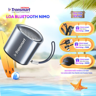 Loa Bluetooth 5.3 Mini Di Động Tronsmart Nimo IPX7 - Đa Sắc 4 Màu - Stereo Pairing 2 Loa - Chính Hãng - BH 12 Tháng