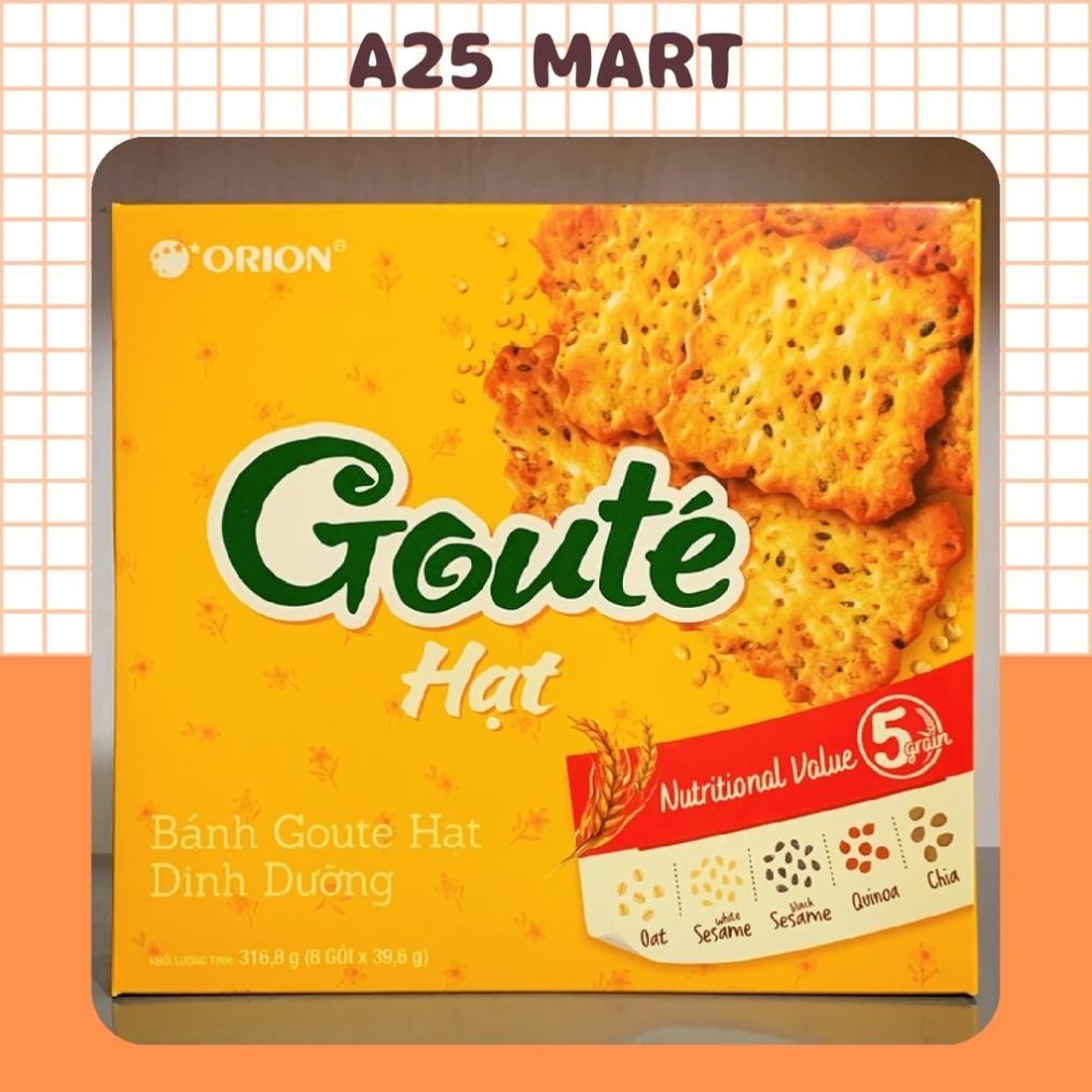 Bánh Goute Hạt Dinh Dưỡng Orion Hộp 316.8g