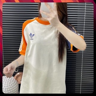 Áo Phông Adidas 3 Sọc Tay Áo Chất Cotton Cao Cấp Dáng Unisex - Áo Thun Adidas Nam Nữ Chất Cotton Logo Thêu Hot Trend 2k4