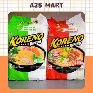  Mì Koreno Hàn Quốc Bò Cay  Kim Chi  Gà Bịch 1Kg  10 Gói  