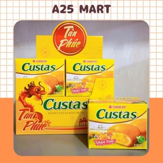 Bánh Trứng Custas Vị Truyền Thống Lốc 12 Hộp x 47g (564g)