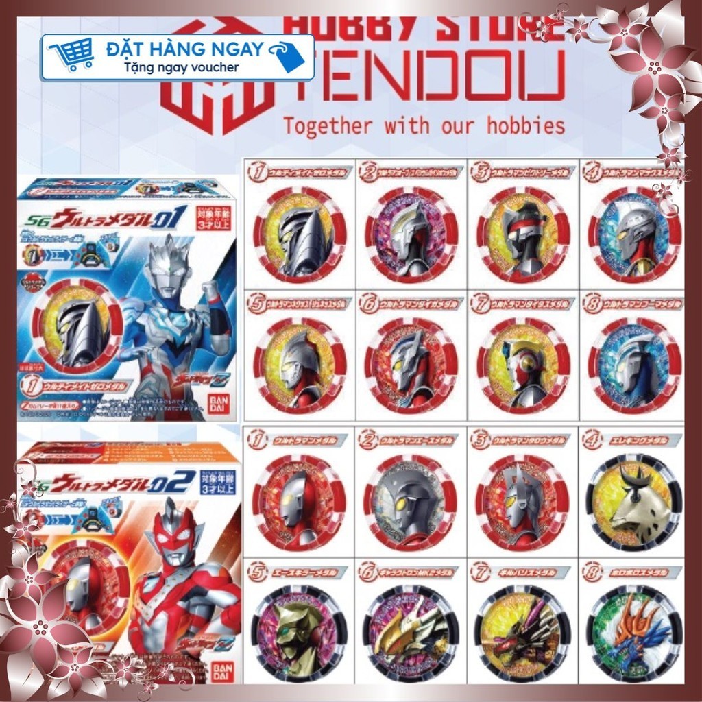 ( Giá gốc ) Đồ Chơi SG Ultra Medal Siêu Nhân Điện Quang Ultraman Z