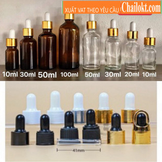 Chai chiết serum thuỷ tinh 5ml 10ml 15ml 20ml
