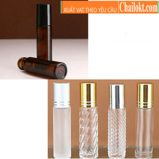 Lọ chiết nước hoa, Lọ bi lăn thuỷ tinh 10ml đựng tinh dầu nước hoa