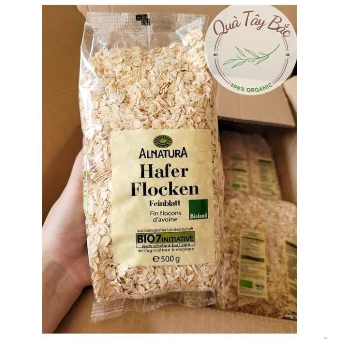 Yến mạch giảm cân Cán Dẹt & Cán Vỡ Hafer Flocken 500gr