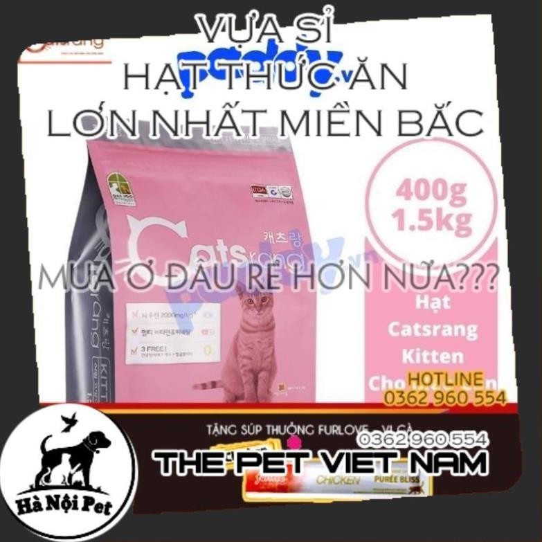 Túi Chiết 1.5kg-Hạt Catsrang Kitten Cho Mèo Con - Hàng Chính Hãng