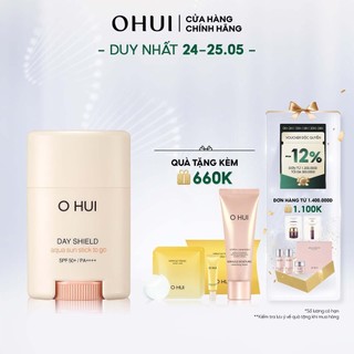 Thỏi chống nắng cấp ẩm mát da OHUI Day Shield Aqua Sun Stick To Go SPF50+/PA++++ 14g