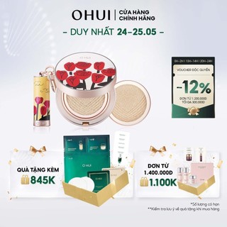 Phấn nước che khuyết điểm và nâng cơ vượt trội OHUI Ultimate Cover Lifting Cushion SPF50+ PA+++