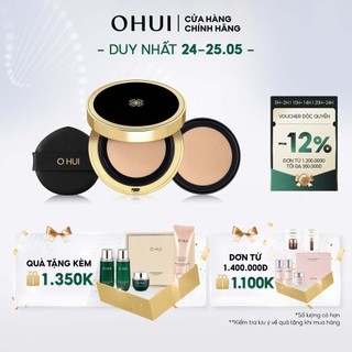  Phấn nước che phủ dưỡng ẩm bám bền & kiểm soát nhờn OHUI Ultimate Cover Mesh Cushion PF50+/PA+++ 13g