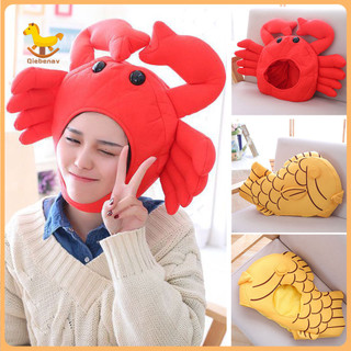 Mũ Trùm Đầu Hình Con Cua Đáng Yêu Cho Nữ