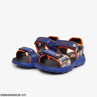 Sandal bé trai size 28-37 - Dép quai hậu học sinh hai quai dán in hình siêu nhân đế eva siêu nhẹ DEB009600