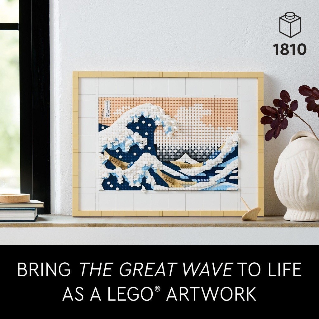 LEGO Art 31208 Đồ chơi lắp ráp Sóng Lừng Ngoài Khơi Kanagawa (1810 chi tiết)