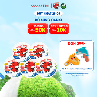 Combo 5 Phô mai Con Bò Cười VEG6 24 miếng 336G