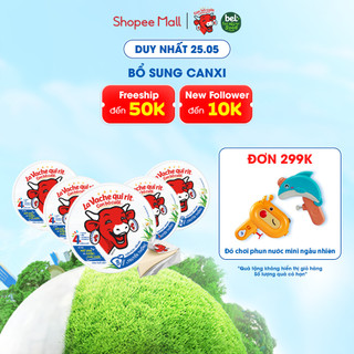 Combo 5 gói Phô mai Con Bò Cười Vị Truyền Thống 8 miếng La Vache qui rit 112g/ hộp