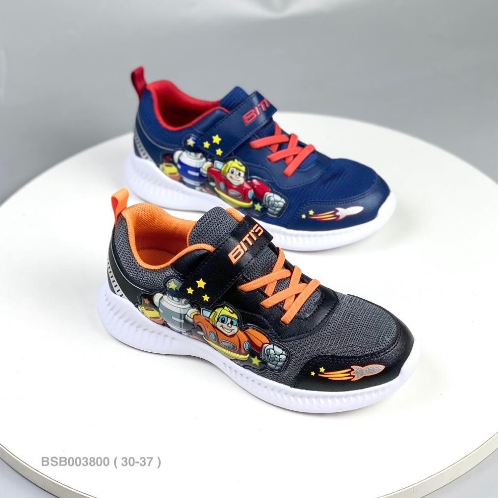  BITIS | Giày thể thao trẻ em size 30-37 bata sneakers bé trai quai dán đế siêu nhẹ BSB003800 