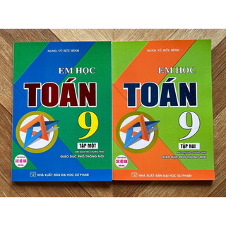 Sách - Combo em học toán 9 tập 1 + tập 2 biên soạn theo chương trình giáo dục phổ thông mới