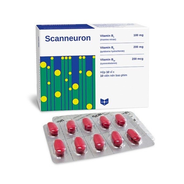 Bổ thần kinh Scanneuron Vitamin B1 B6 B12 ( Hộp 100 viên)