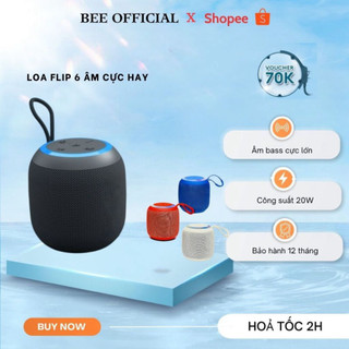 Loa bluetooth Không Dây Flip6 RGB + FLIP 6 âm thanh 360 độ Công Suất Lớn ,  bass tốt , Pin Trâu , Giá Tốt -VINATECH