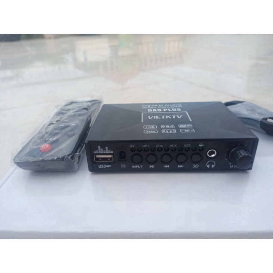 DAC DA9 VIỆTKTV Bộ giải mã âm thanh VIETKTV DA9 plus có hiệu ứng- hàng hãng 2024