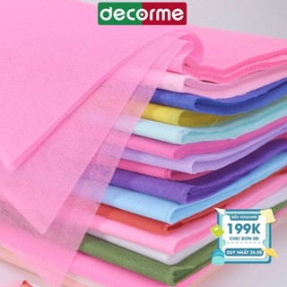 Giấy mếch gói hoa, lót bó hoa tươi, hoa kẽm nhung Decorme giấy phụ kiện trang trí quà tặng